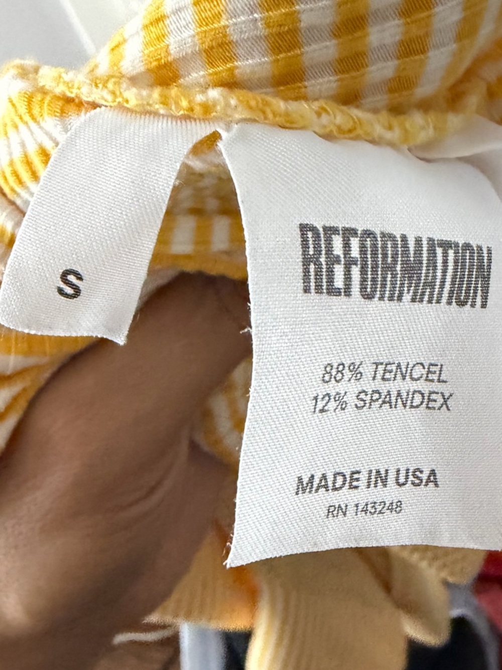 Reformation Striped Knit Ribbed Mini Dress - Picture 7 of 8